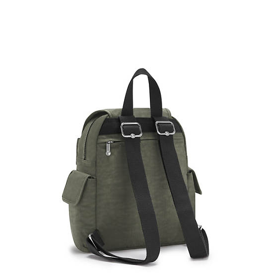 Kipling City Pack Mini Rygsække Grøn | DK 1486ZU